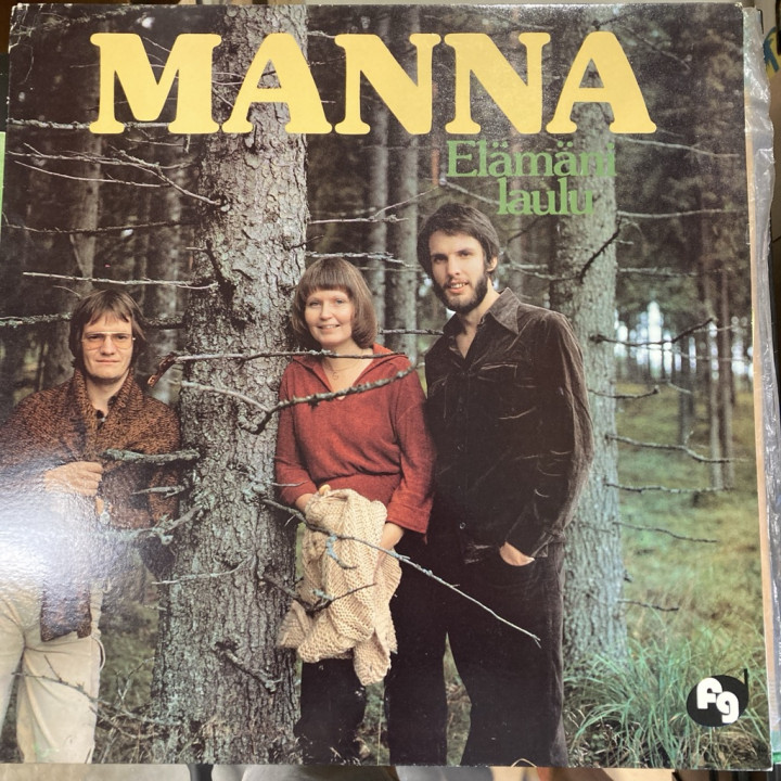 Manna - Elämäni laulu (FIN/1979) LP (VG-VG+/VG+) -gospel-